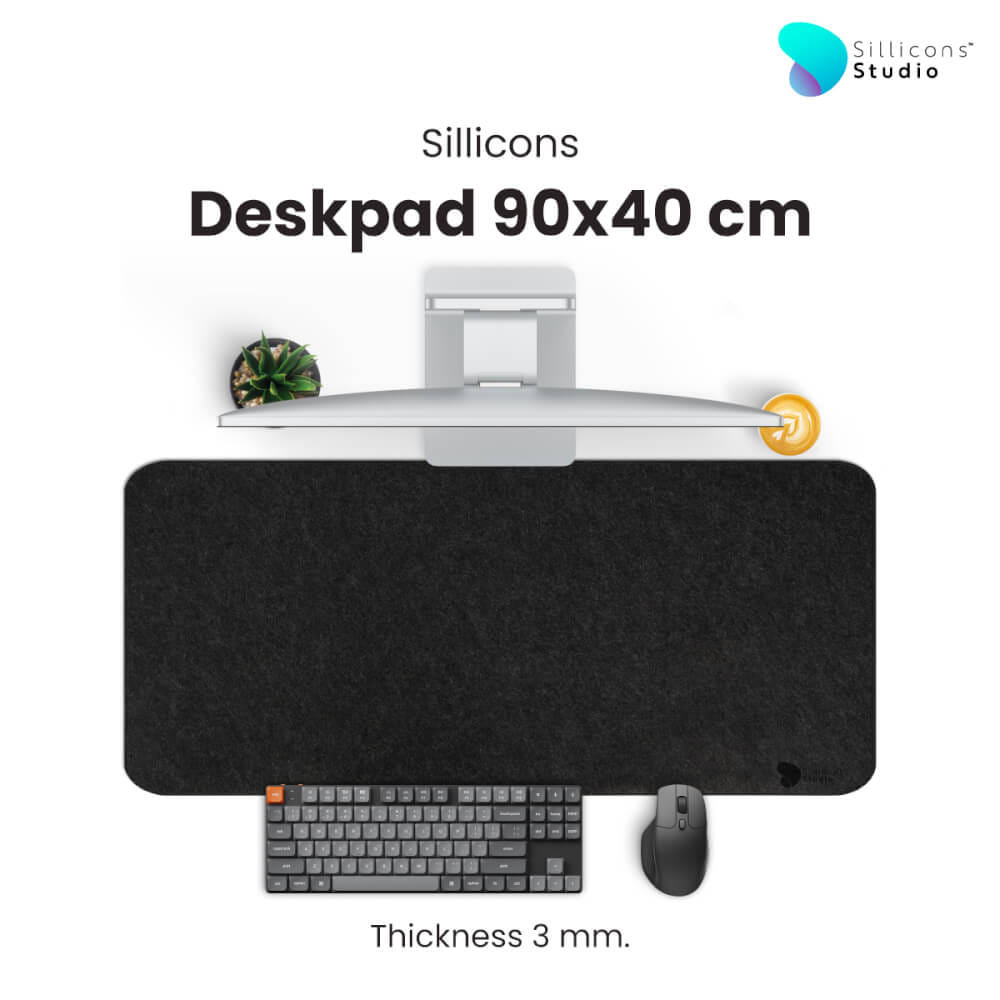  แผ่นรองเมาส์ สักกะหลาด Sillicons Desk pad size90x40 (รับประกันสินค้า 7 วัน)